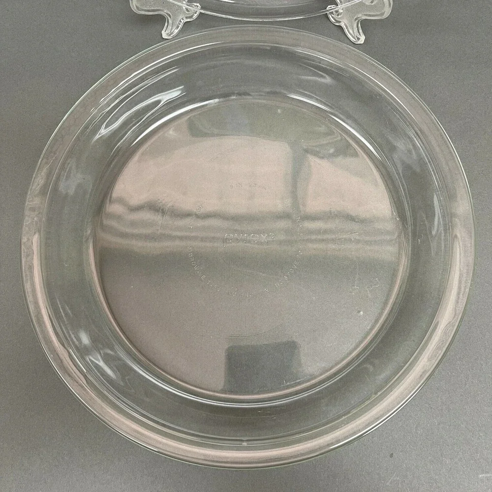 Pyrex 209 Clear Glass Pie Plates Dishes Baking 9‎ 7/8